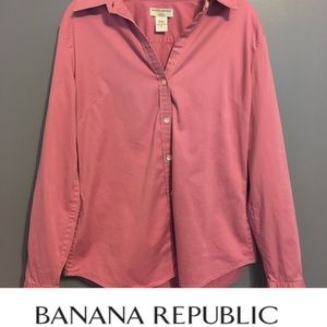 Banana Republic slim fit tailored button up